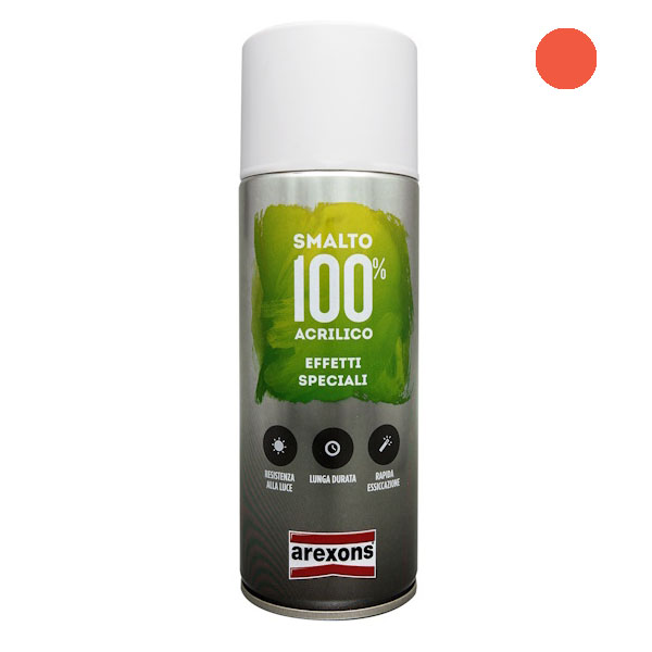 AREXONS Smalto Acrilico Effetto Fluorescente Arancio Spray ML400 - AREXONS - Immagine 5