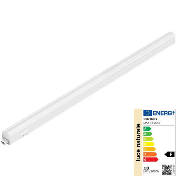 Century Plafoniera LED Lineare MOD. Speedy 18W 230V* - CENTURY ITALIA - Immagine 1