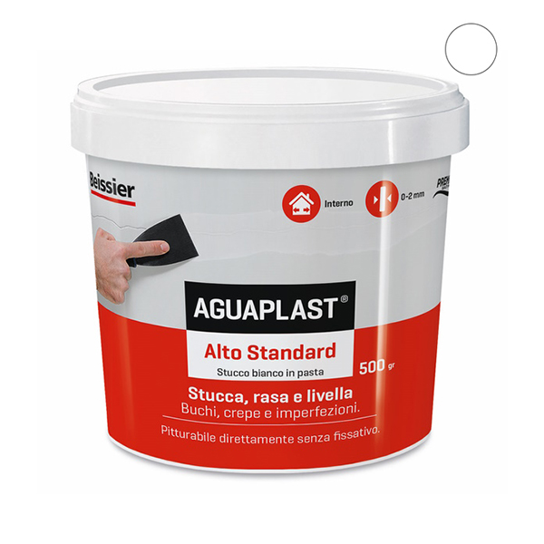 Aguaplast Alto Standard Stucco in Pasta Bianco GR 500 - AGUAPLAST