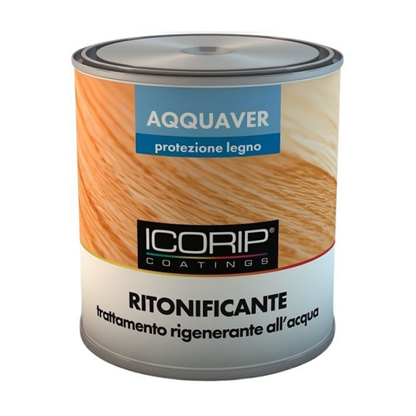 Icorip Aqquaver Ritonificante Incolore per Legno LT 0,75
