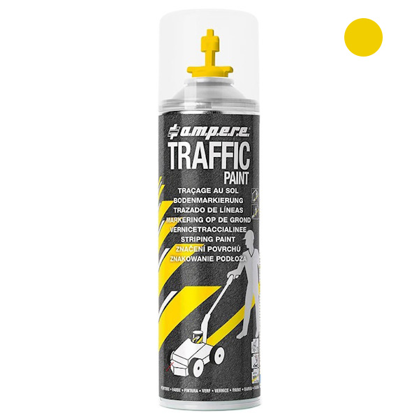 Ampere Vernice Traccialinee Traffic Paint Giallo ML500 - AMPERE - Immagine 1