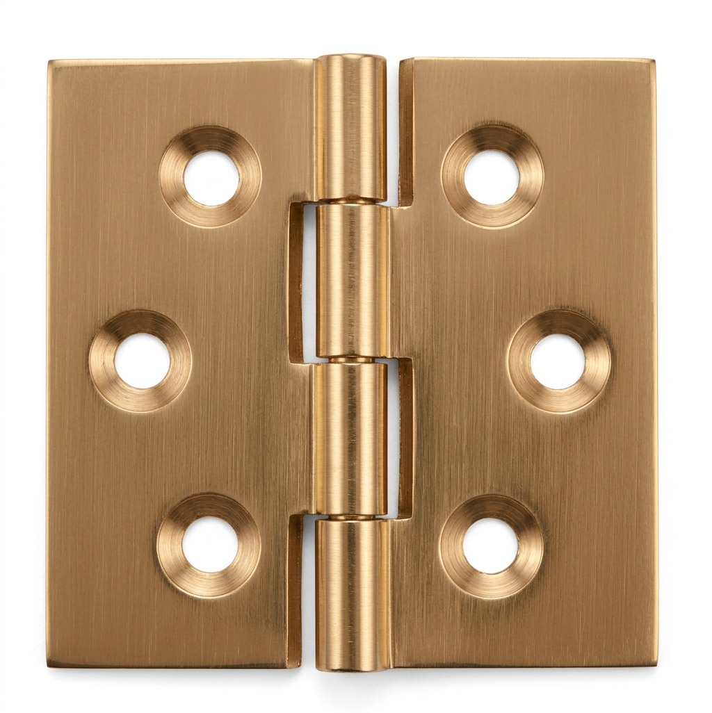 Metal Style Cerniera Fresata Piana Finitura Ottone CONF.DA PZ2 - METAL STYLE - Immagine 2