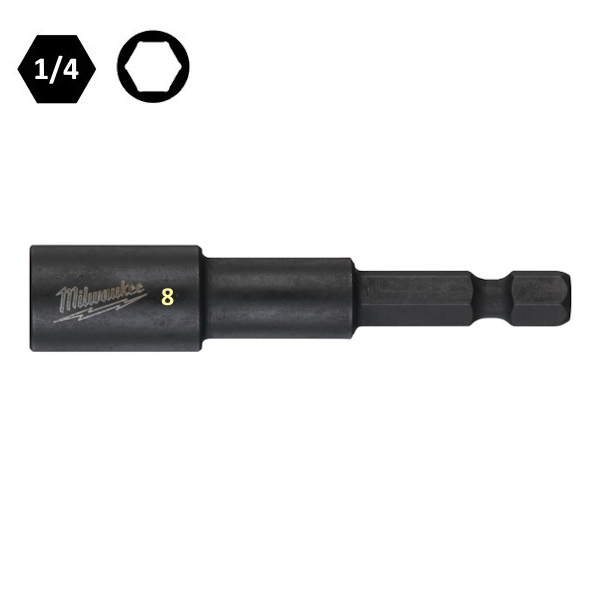 Milwaukee Bussola Esagonale Magnetica con Attacco da 1/4" - MILWAUKEE - Immagine 2