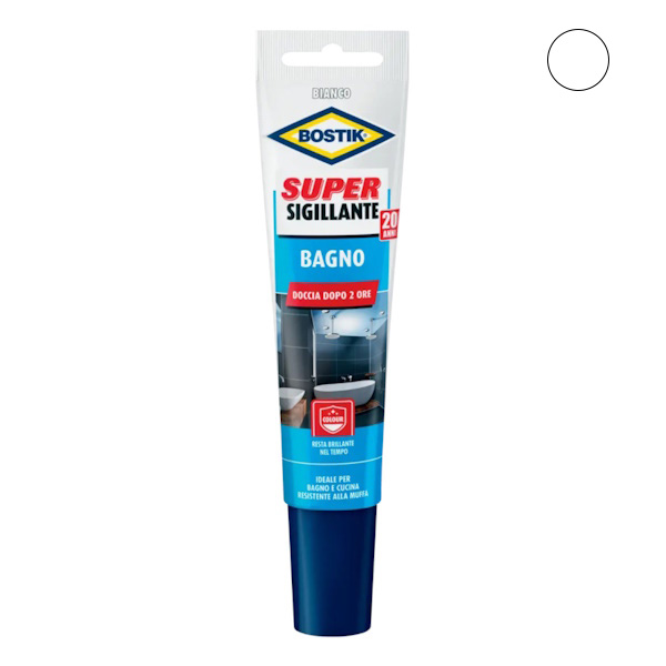 UHU Bostik Super Sigillante Bagno Colore Bianco - UHU BOSTIK - Immagine 3