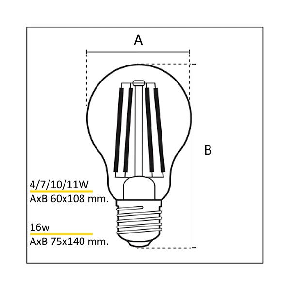 Century Lampadina LED Incanto Goccia Filamento 230V E27 IP20 - CENTURY ITALIA - Immagine 2