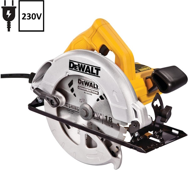 Dewalt Sega Circolare MOD. DWE560-QS con Lama D.MM184 Potenza 1350W - DEWALT