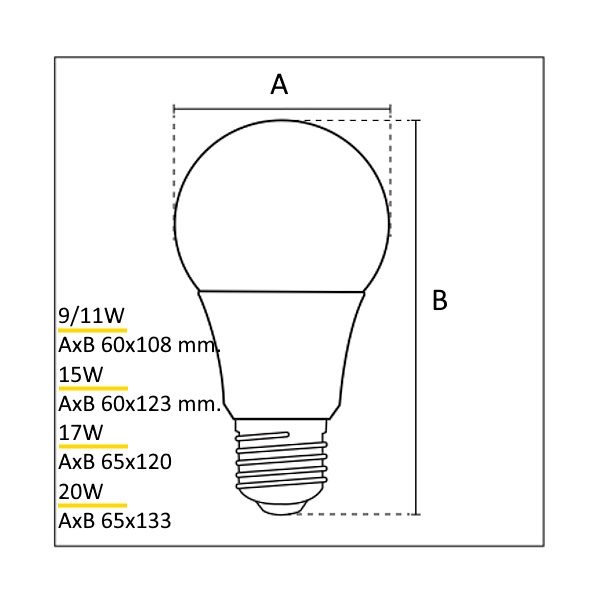Century Lampadina LED Harmony 80 Goccia A65 230V E27 IP20 - CENTURY ITALIA - Immagine 2