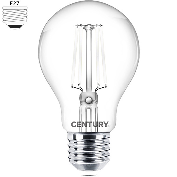 Century Lampadina LED Incanto White Goccia 230V E27 2700K