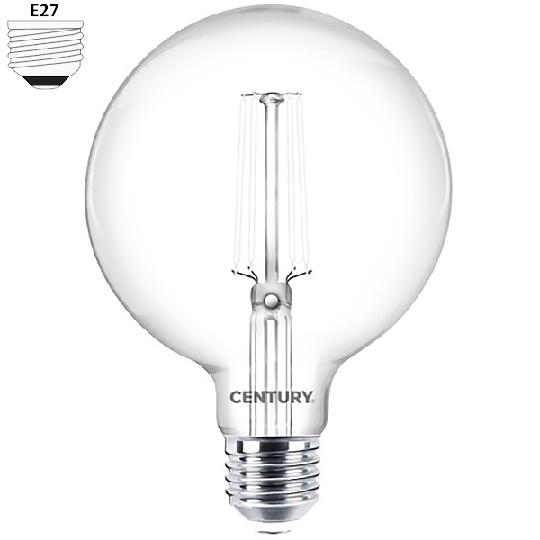 Century Lampadina LED Incanto White Globo G95 230V 9W E27 2700K 1055LM* - CENTURY ITALIA