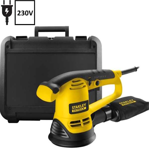 Stanley Levigatrice Rotorbitale MOD. FME440K-QS D.MM125 Potenza 480W