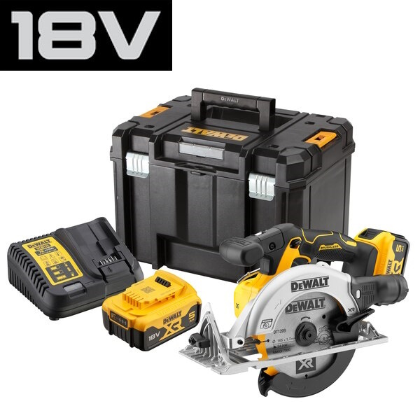 Dewalt Sega Circolare a Batteria 18V 5,0AH ART. DCS565P2-QW - DEWALT