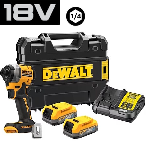 Dewalt Avvitatore AD Impulsi a Batteria 18V 1,7AH ART. DCF850E2T-QW - DEWALT