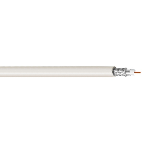 Cavo Coassiale TV SAT in Matassina D.MM6,80 MT20 Bianco - GOAT TOPLINE