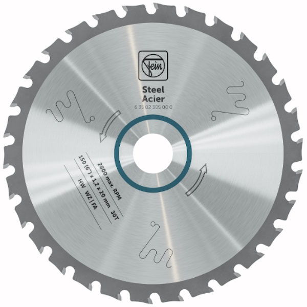 Fein Lama per Sega Circolare Manuale per Acciaio D.MM150X1,2X30 Z30 - FEIN