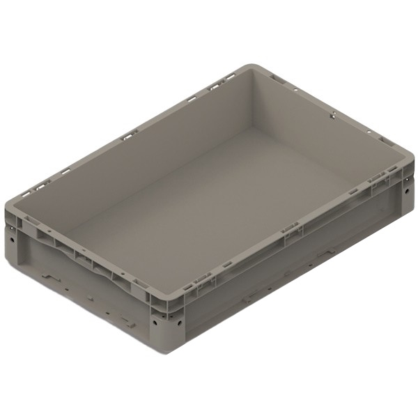 Imilani Cassetta in Plastica Ecogreen NEXIT MM600X400X120H Grigio - IMILANI - Immagine 1