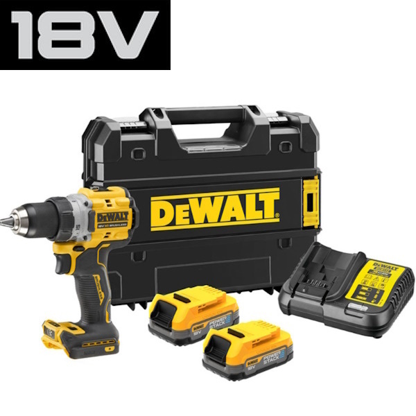 Dewalt Trapano Avvitatore a Batteria 18V 2,0AH ART. DCD800E2T-QW - 596