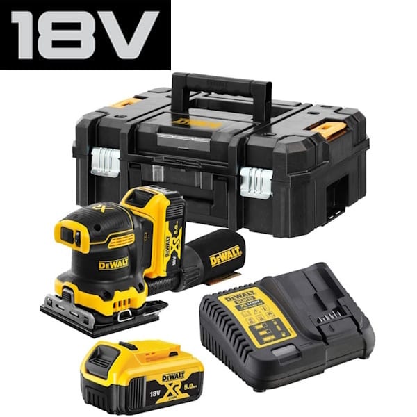 Dewalt Levigatrice Orbitale a Batteria 18V 5,0AH ART. DCW200P2-QW - DEWALT