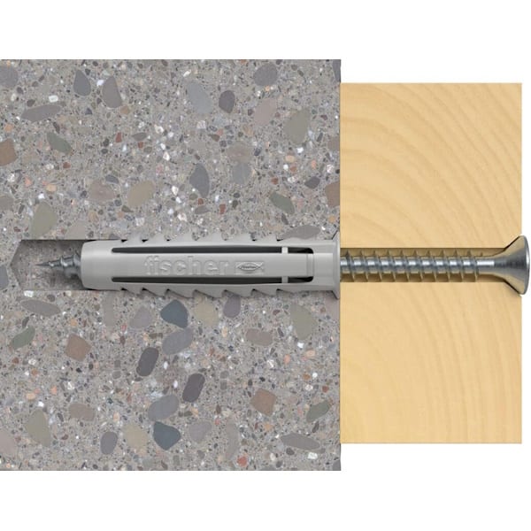 Fischer Tassello SX S in Nylon con Vite Testa Svasata Piana (TSP) - FISCHER - Immagine 3