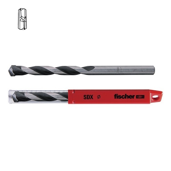 Fischer Punta Cilindrica per Muro SDX 2 Taglienti