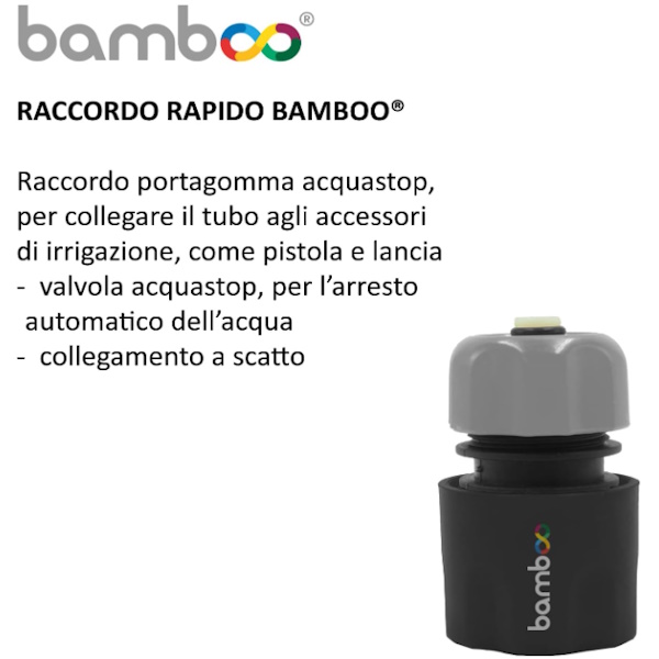 RR Italia Bamboo Forte Tubo D.MM 12,5 con Lancia e Raccordi MT.15 - RR ITALIA - Immagine 5