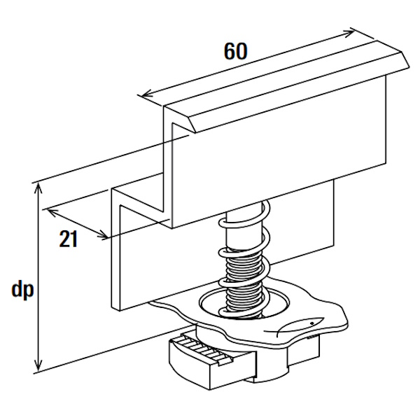 Fischer SOLAR-FIX Morsetto PMF Preassemblato Finale - FISCHER - Immagine 2