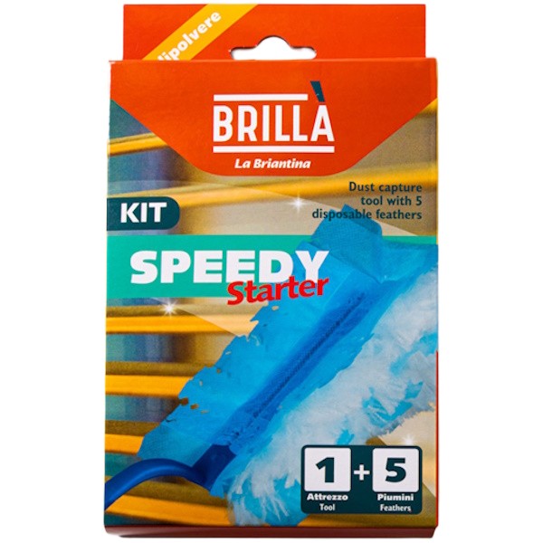 La Briantina Catturapolvere con Manico Speedy con 5 Ricambi - LA BRIANTINA - Immagine 2