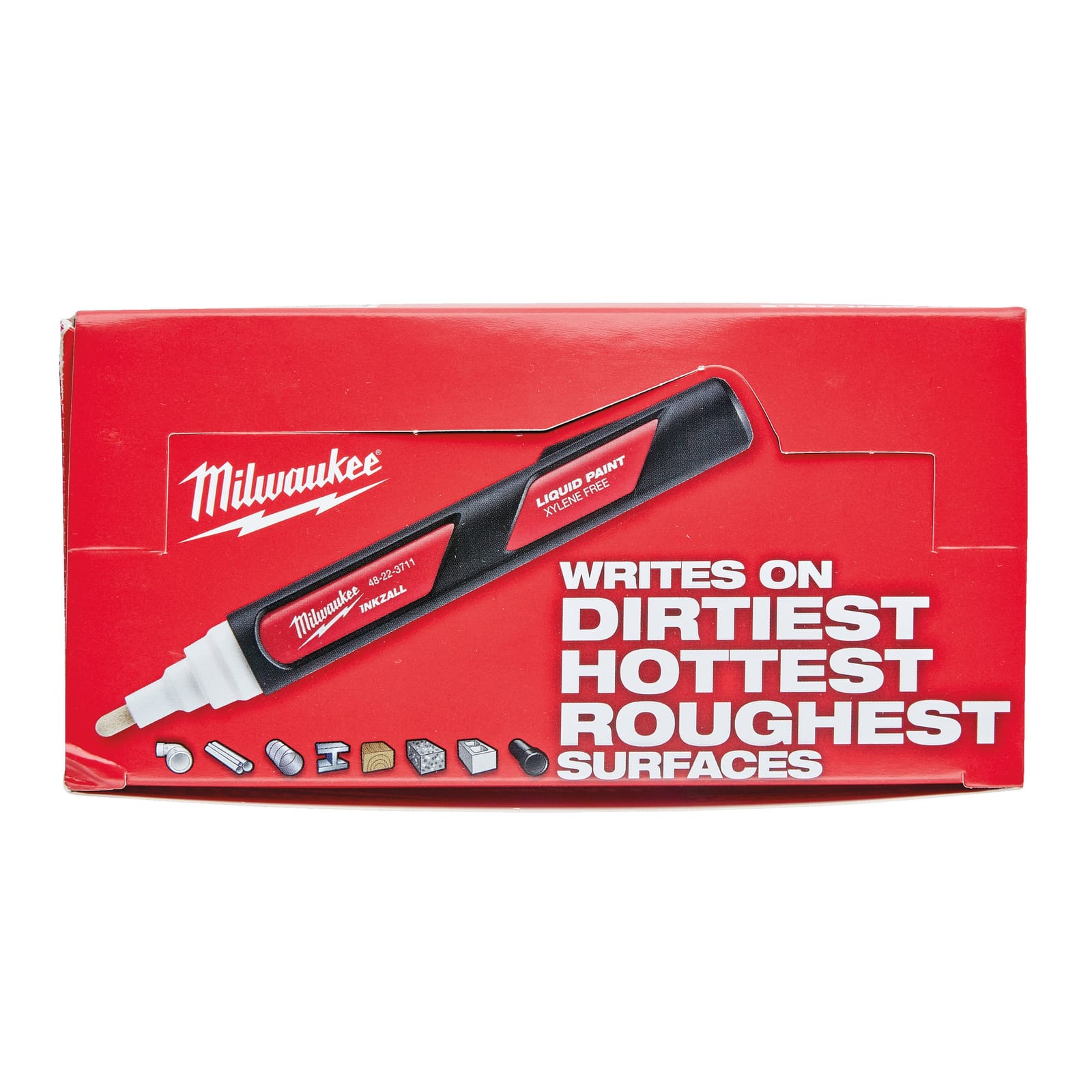 Milwaukee Pennarello Indelebile Vernice Liquida Bianco - MILWAUKEE - Immagine 5